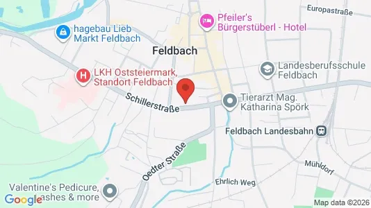 Rooms for rent i Edelsbach bei Feldbach - kort over placeringen