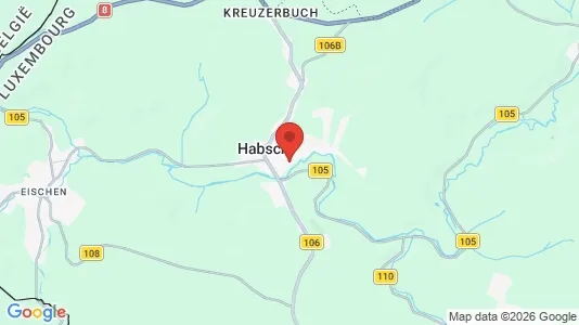Apartments for rent i Hobscheid - kort over placeringen