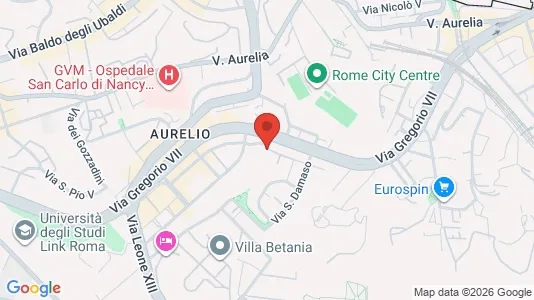 Apartments for rent i Roma Municipio XIII – Aurelia - kort over placeringen