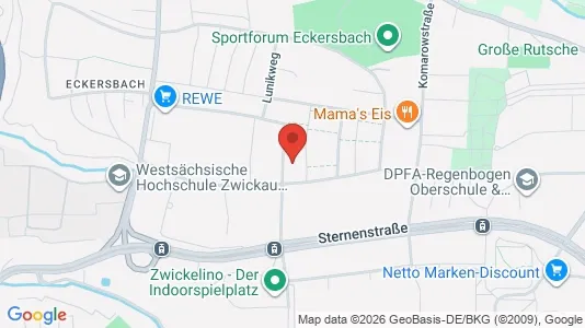 Apartments for rent i Zwickau - kort over placeringen