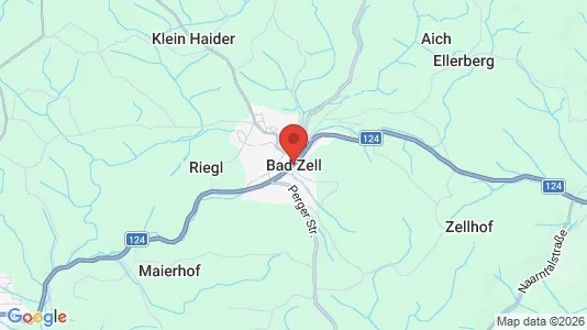 Apartments for rent i Bad Zell - kort over placeringen