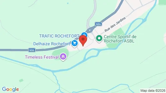 Apartments for rent i Rochefort - kort over placeringen
