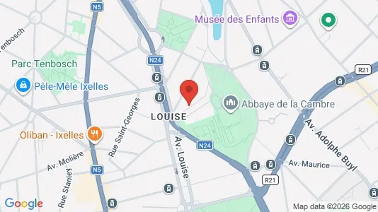 Apartments for rent i Stad Brussel - kort over placeringen