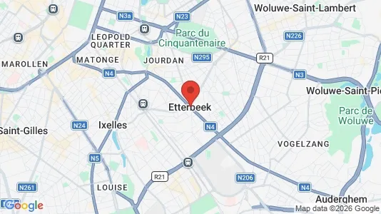 Apartments for rent in Brussels Etterbeek - Photo from Google Street View