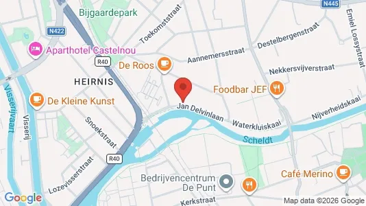 Apartments for rent i Stad Gent - kort over placeringen