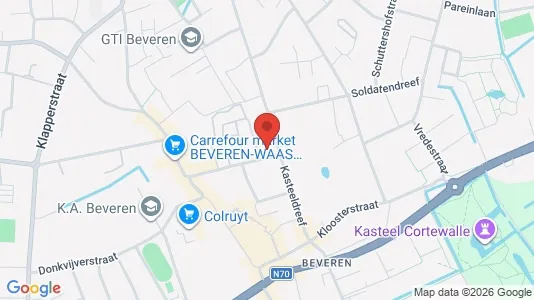Apartments for rent i Beveren - kort over placeringen