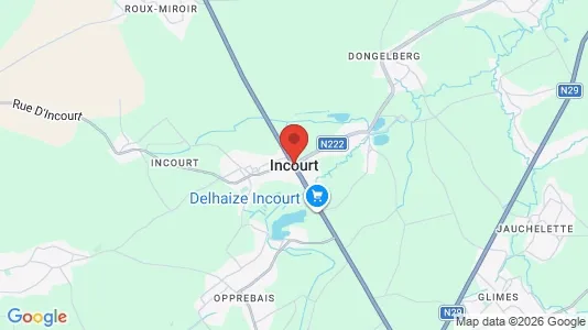 Houses for rent i Incourt - kort over placeringen