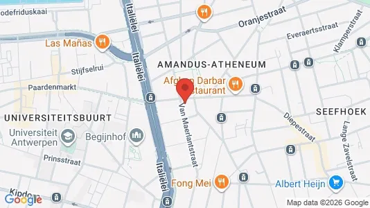 Apartments for rent i Stad Antwerp - kort over placeringen