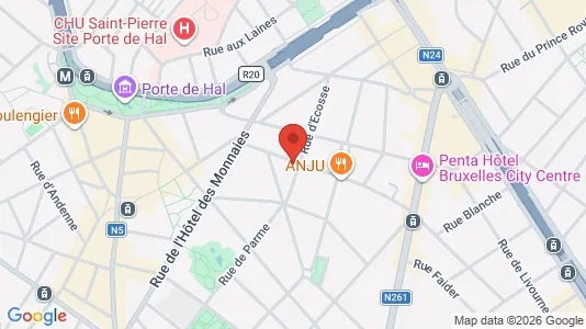 Apartments for rent in Brussels Sint-Gillis - Photo from Google Street View