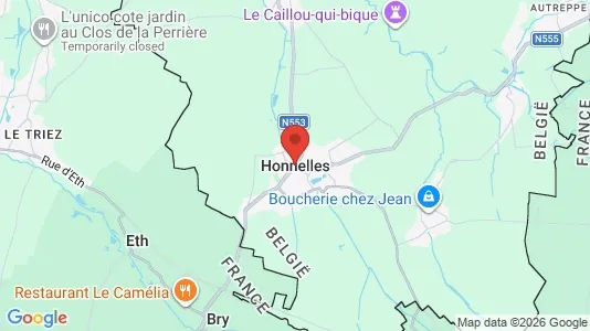 Houses for rent i Honnelles - kort over placeringen