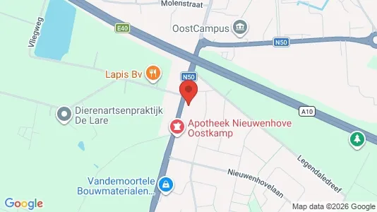Apartments for rent i Oostkamp - kort over placeringen