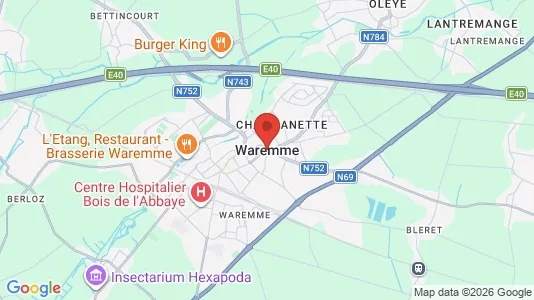 Houses for rent i Borgworm - kort over placeringen