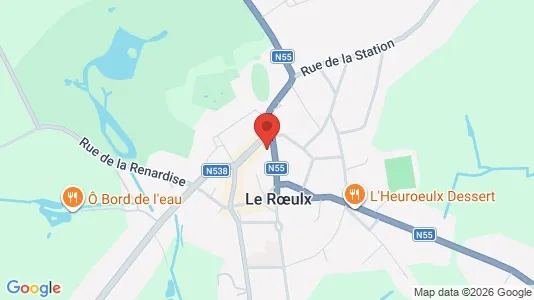 Apartments for rent i Le Roeulx - kort over placeringen