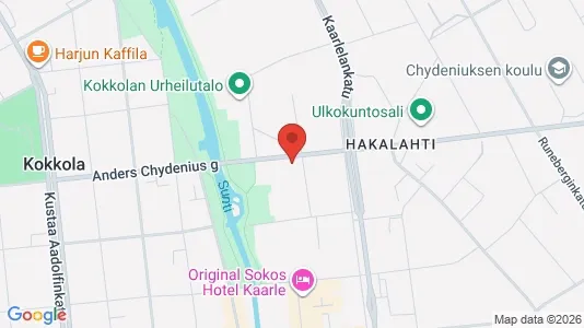 Apartments for rent i Kokkola - kort over placeringen