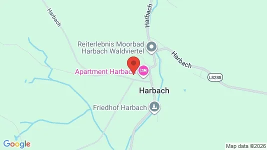 Apartments for rent i Moorbad Harbach - kort over placeringen