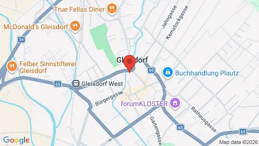 Apartments for rent i Albersdorf-Prebuch - kort over placeringen