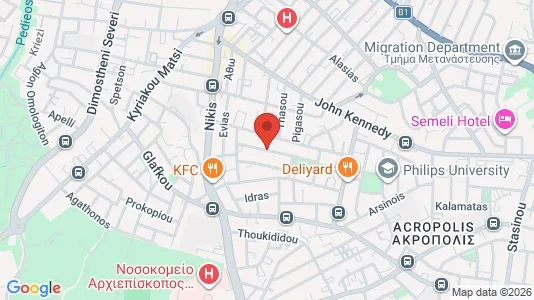 Apartments for rent i Nicosia Lefkosia - kort over placeringen