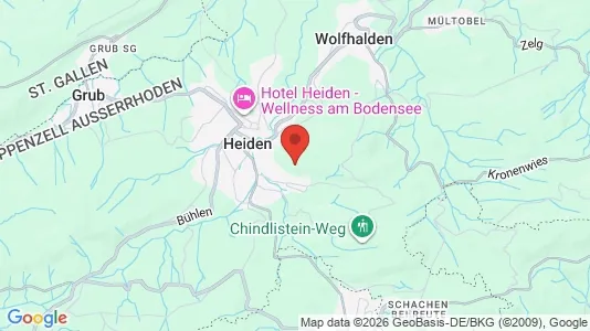 Apartments for rent i Vorderland - kort over placeringen
