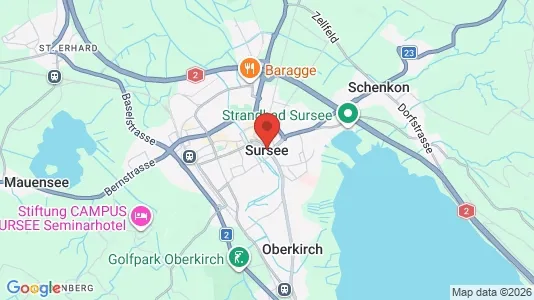 Apartments for rent i Sursee - kort over placeringen