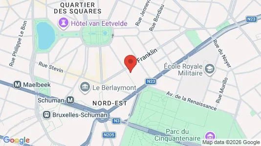 Apartments for rent i Stad Brussel - kort over placeringen