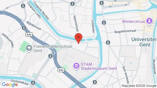 Apartments for rent i Stad Gent - kort over placeringen