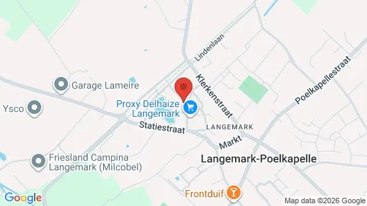 Apartments for rent i Langemark-Poelkapelle - kort over placeringen