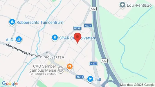 Apartments for rent i Meise - kort over placeringen