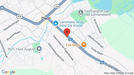 Apartments for rent i Diest - kort over placeringen