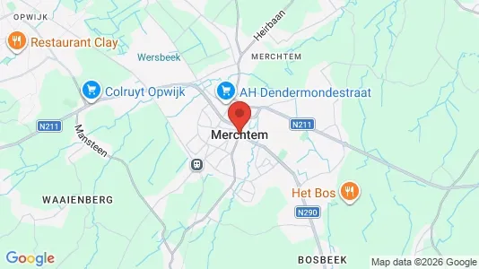 Houses for rent i Merchtem - kort over placeringen