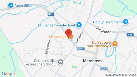 Apartments for rent i Merchtem - kort over placeringen