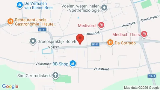 Apartments for rent i Laakdal - kort over placeringen