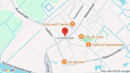 Apartments for rent i Lievegem - kort over placeringen