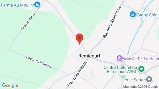 Apartments for rent i Remicourt - kort over placeringen