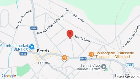 Apartments for rent i Bertrix - kort over placeringen