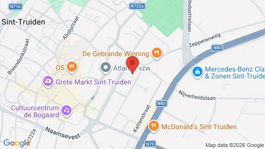 Apartments for rent i Sint-Truiden - kort over placeringen