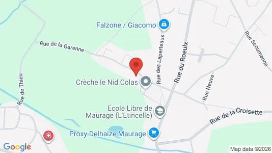 Apartments for rent i La Louvière - kort over placeringen