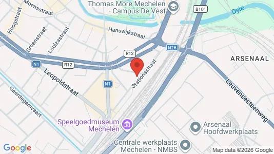Apartments for rent i Mechelen - kort over placeringen