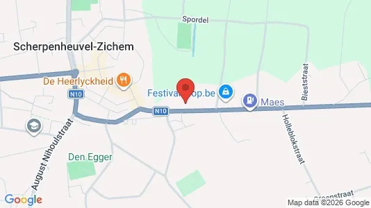Apartments for rent i Scherpenheuvel-Zichem - kort over placeringen