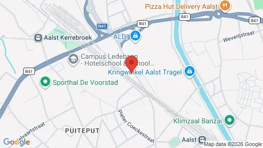 Apartments for rent i Aalst - kort over placeringen