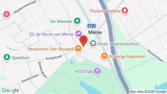 Apartments for rent i Meise - kort over placeringen