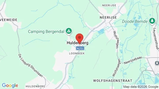 Houses for rent i Huldenberg - kort over placeringen