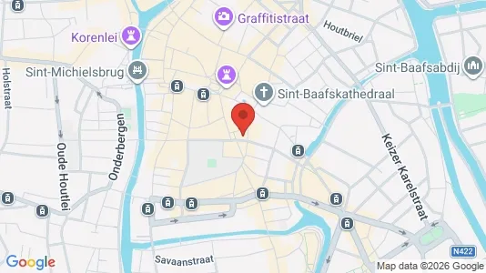 Apartments for rent i Stad Gent - kort over placeringen
