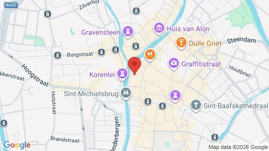 Apartments for rent i Stad Gent - kort over placeringen
