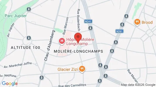 Apartments for rent i Brussels Vorst - kort over placeringen