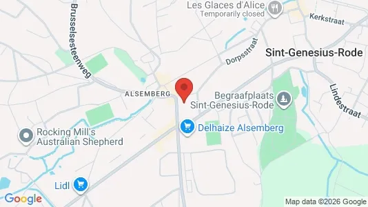 Apartments for rent i Beersel - kort over placeringen