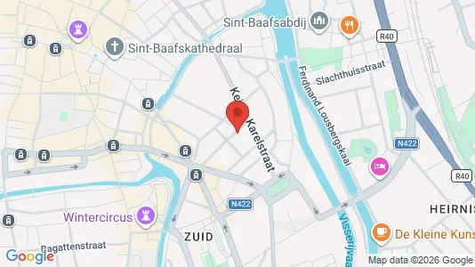 Apartments for rent i Stad Gent - kort over placeringen