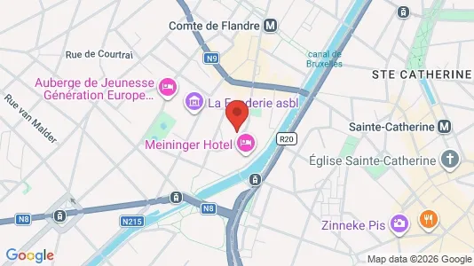 Apartments for rent i Brussels Sint-Jans-Molenbeek - kort over placeringen