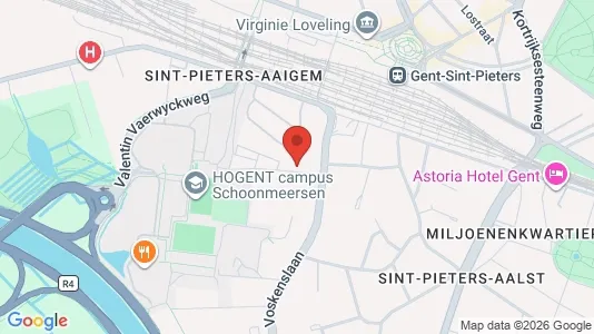 Apartments for rent i Stad Gent - kort over placeringen