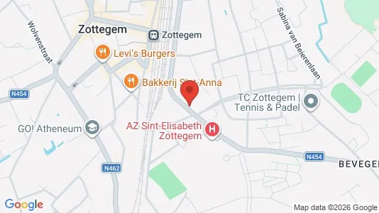 Apartments for rent i Zottegem - kort over placeringen