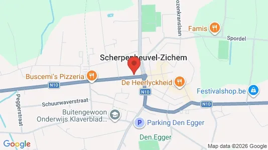 Apartments for rent i Scherpenheuvel-Zichem - kort over placeringen